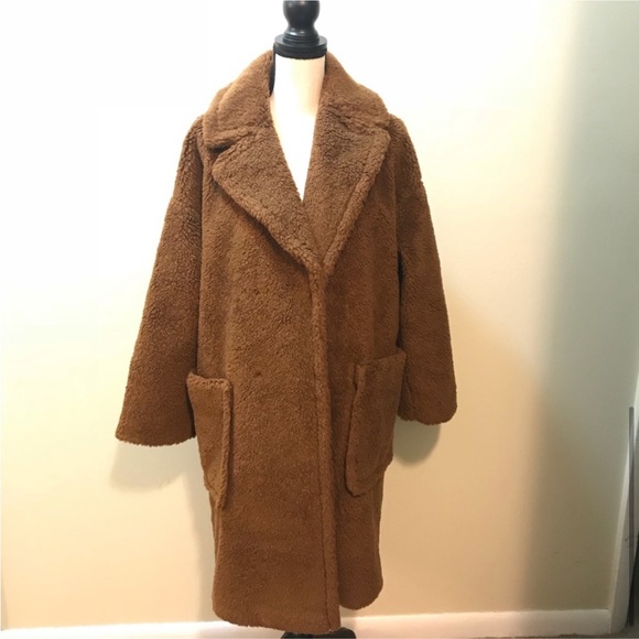 Max mara weekend teddy bear coat wool camel brown jacket - Picture 6 of 11